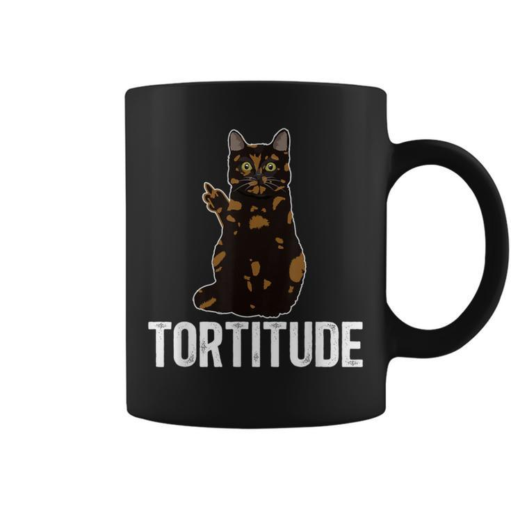 Tortitude Tortoiseshell Cat Owner Tortie Cat Lover Coffee Mug