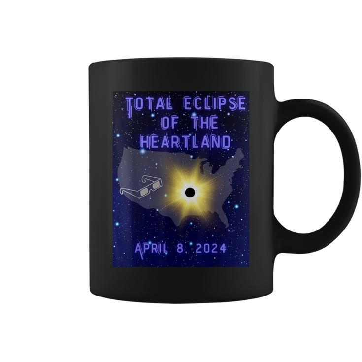 Total Eclipse Of The Heartland Total Solar Eclipse 2024 Coffee Mug