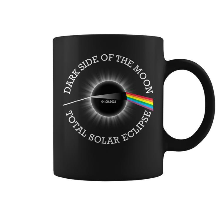 Total Solar Eclipse 04 08 24 Rainbow Totality Dark Side Moon Coffee Mug