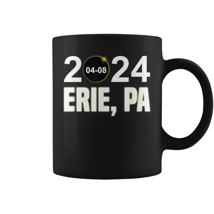 Total Solar Eclipse 04082024 Erie Pennsylvania Eclipse Coffee Mug