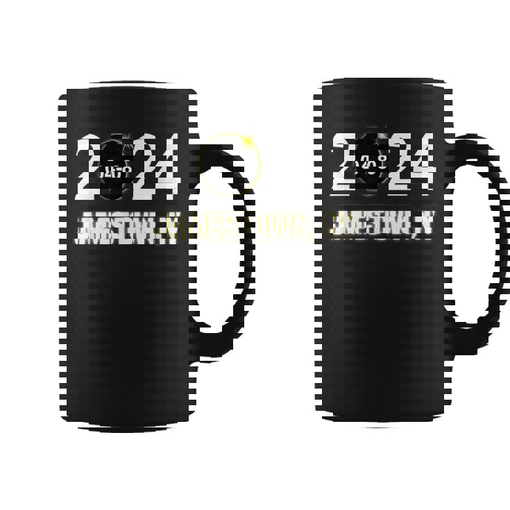 Total Solar Eclipse 04082024 Jamestown New York Eclipse Coffee Mug