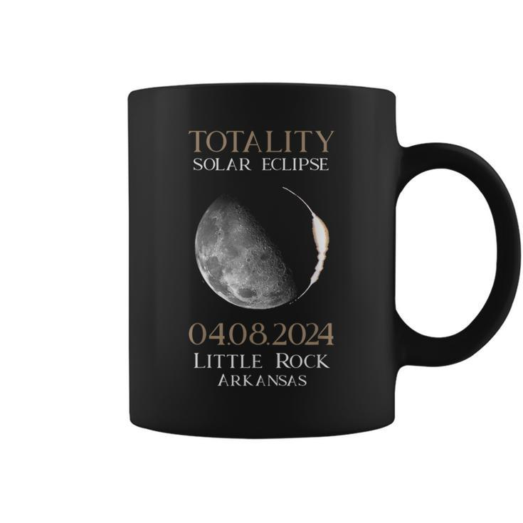 Total Solar Eclipse 2024 04 Little Rock Arkansas Coffee Mug