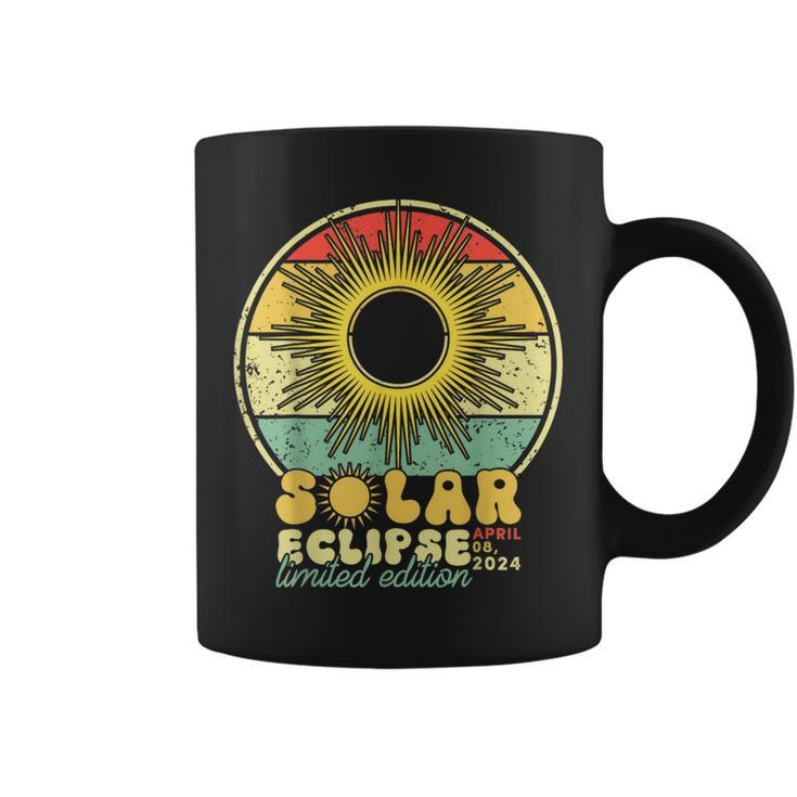 Total Solar Eclipse 2024 April 8 2024 Retro Limited Edition Coffee Mug