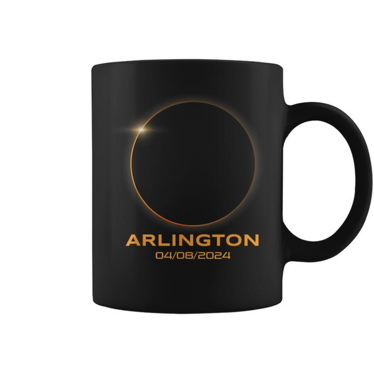 Total Solar Eclipse 2024 Arlington Texas Path Of Totality Coffee Mug