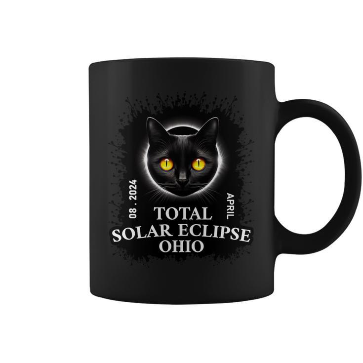 Total Solar Eclipse 2024 Cat 8 April Ohio Coffee Mug