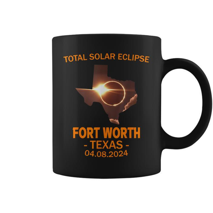 Total Solar Eclipse 2024 Fort Worth Texas Coffee Mug