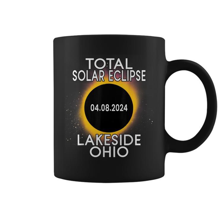 Total Solar Eclipse 2024 Lakeside Ohio Coffee Mug