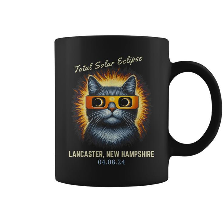 Total Solar Eclipse 2024 Lancaster New Hampshire Cat Lover Coffee Mug