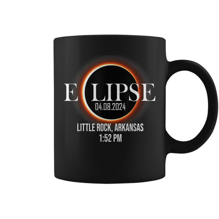Total Solar Eclipse 2024 Little Rock Arkansas Totality 2024 Coffee Mug