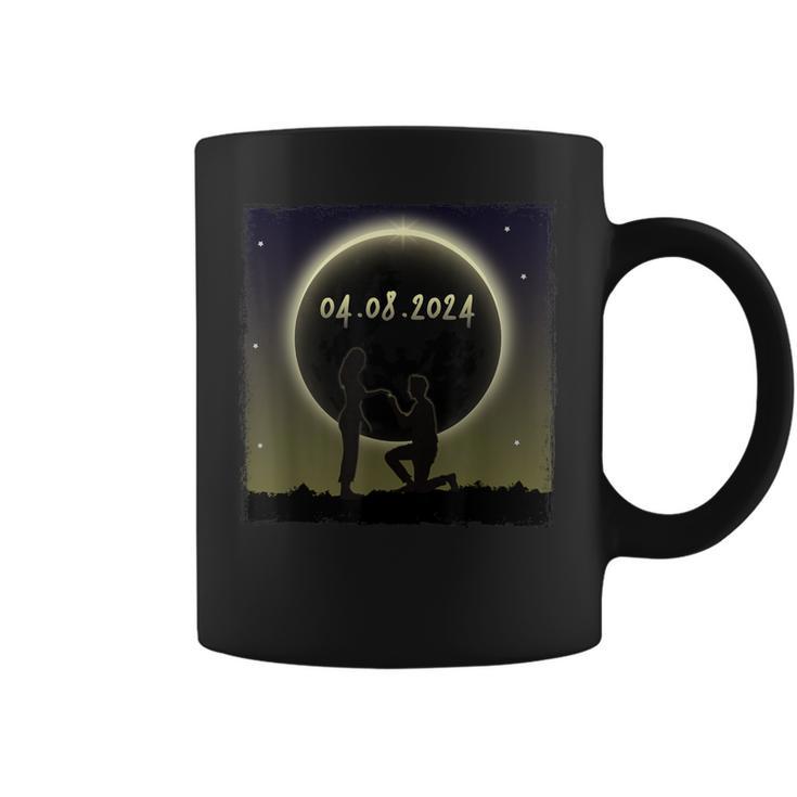 Total Solar Eclipse 2024 Marriage Proposal America Totality Coffee Mug