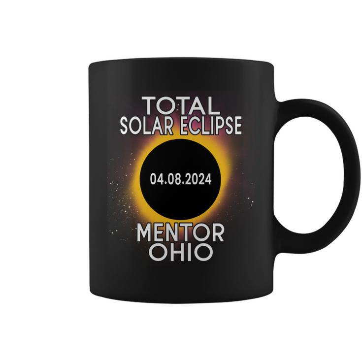 Total Solar Eclipse 2024 Mentor Ohio Coffee Mug
