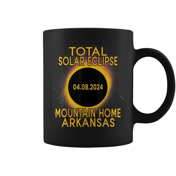 Total Solar Eclipse 2024 Mountain Home Arkansas Coffee Mug