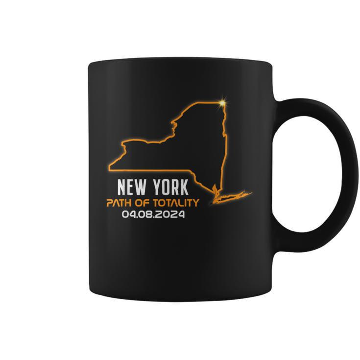 Total Solar Eclipse 2024 New York April 8 America Totality Coffee Mug