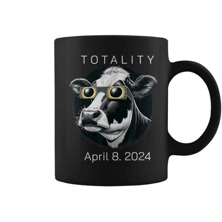Total Solar Eclipse April 8 2024 Cow Watching Solar Eclipse Coffee Mug