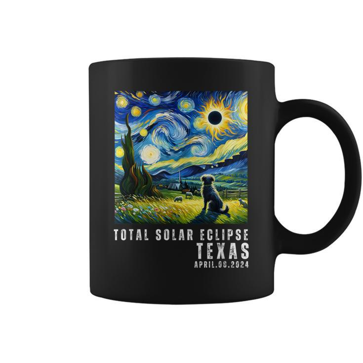 Total Solar Eclipse April 8 2024 Texas Souvenir Coffee Mug