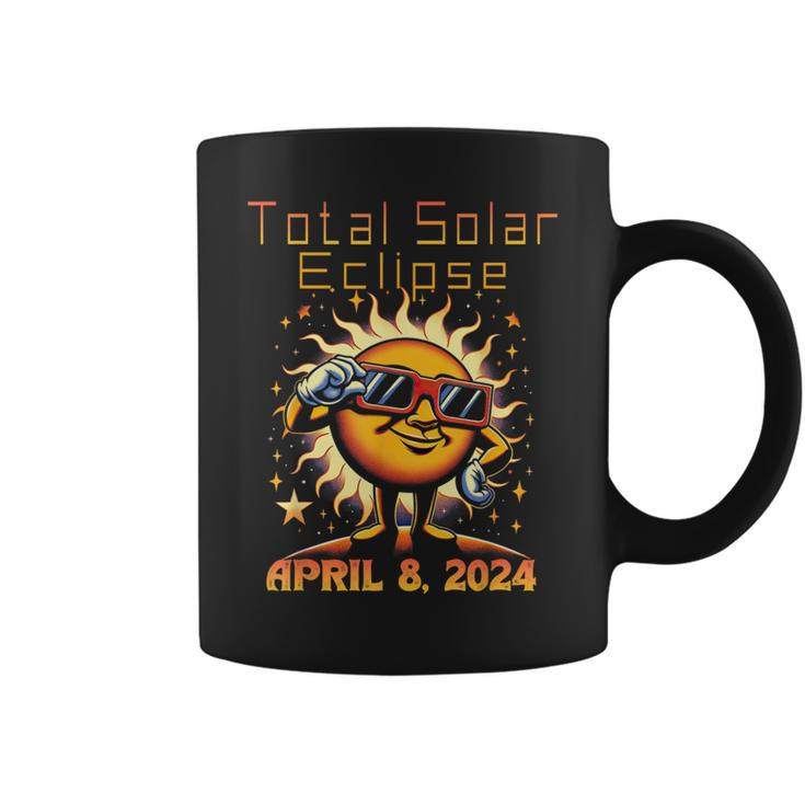 Total Solar Eclipse April 8 40824 America 2024 Solar Coffee Mug