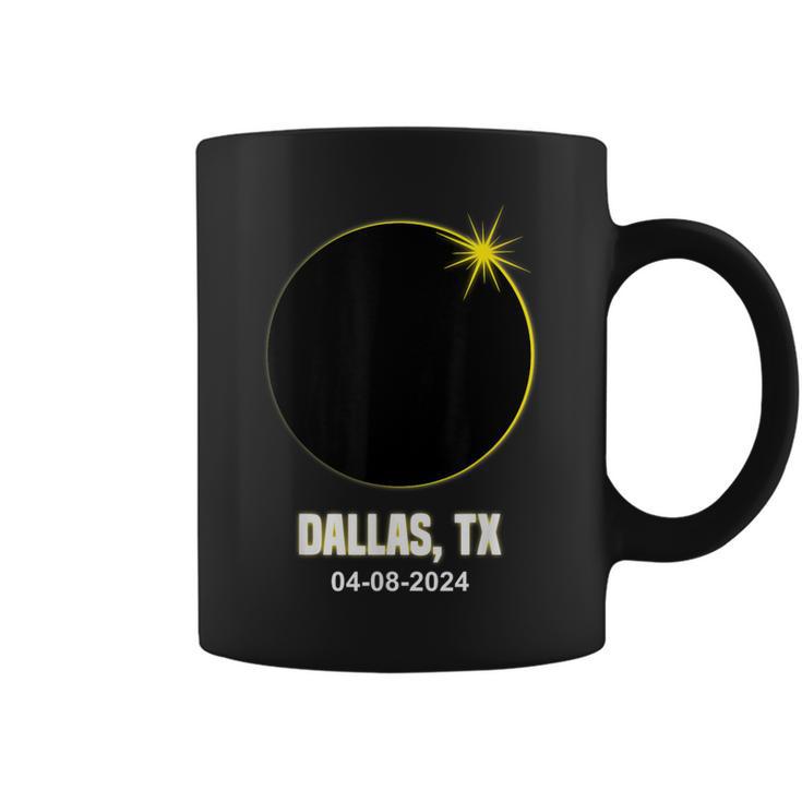 Total Solar Eclipse Dallas 2024 Texas Dallas Eclipse Coffee Mug