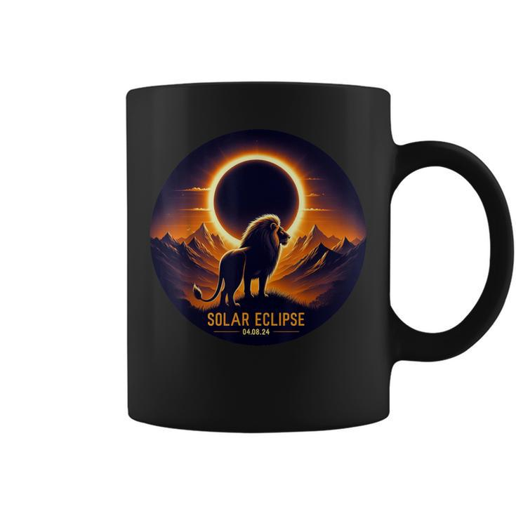Total Solar Eclipse Leo April 8 2024 Solar Eclipse Coffee Mug