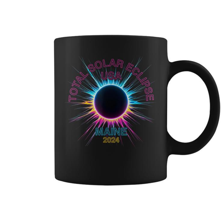 Total Solar Eclipse Maine For 2024 Souvenir Coffee Mug