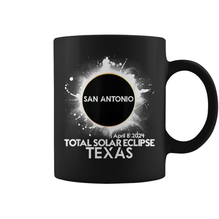 Total Solar Eclipse San Antonio Texas 2024 Totality Coffee Mug
