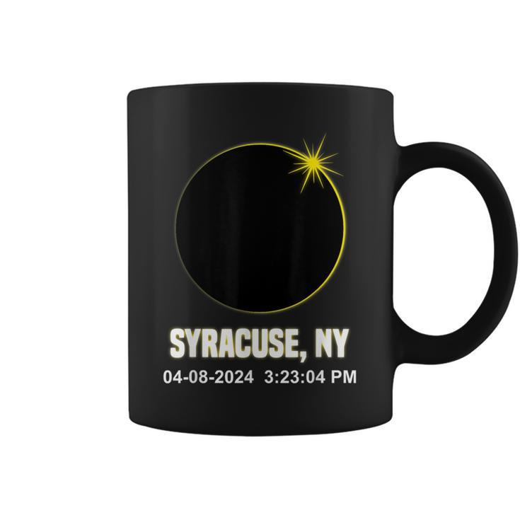 Total Solar Eclipse Syracuse 2024 New York Syracuse Eclipse Coffee Mug