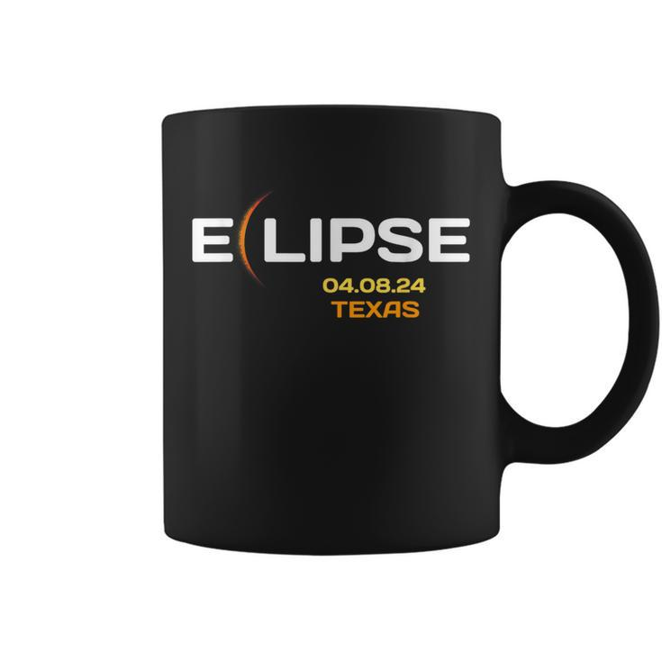 Total Solar Eclipse In Texas April 8 2024 Totality Coffee Mug
