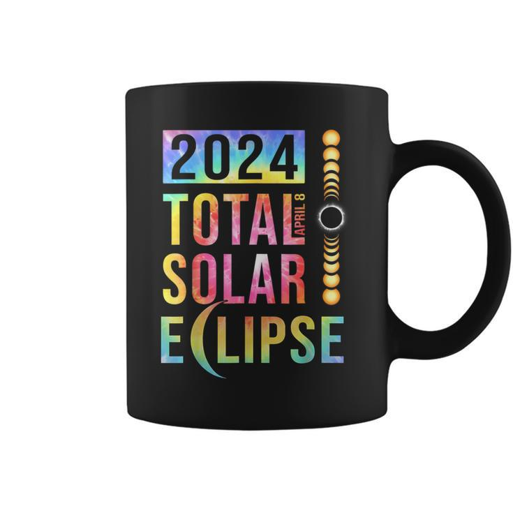 Total Solar Eclipse Tie Dye April 8 2024 Totality Usa Coffee Mug