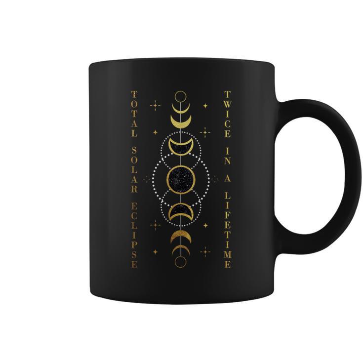 Total Solar Eclipse Twice In Lifetime April 08 2024 Coffee Mug - Seseable