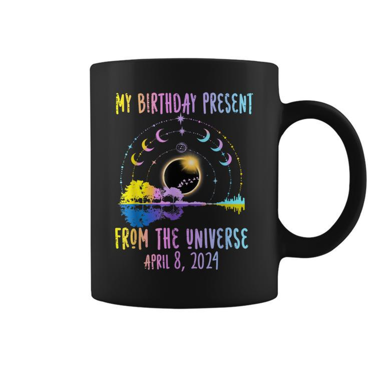 Total Solar Eclipse And Yes It's My Birthday April 8 2024 Coffee Mug