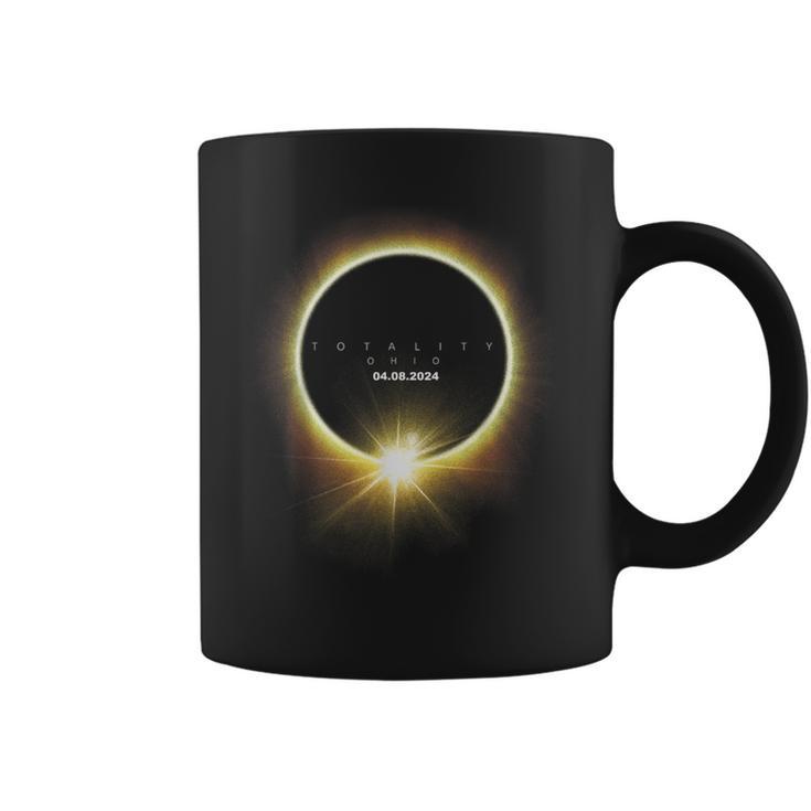 Totality Solar Eclipse 2024 Souvenir 040824 Seen From Ohio Coffee Mug