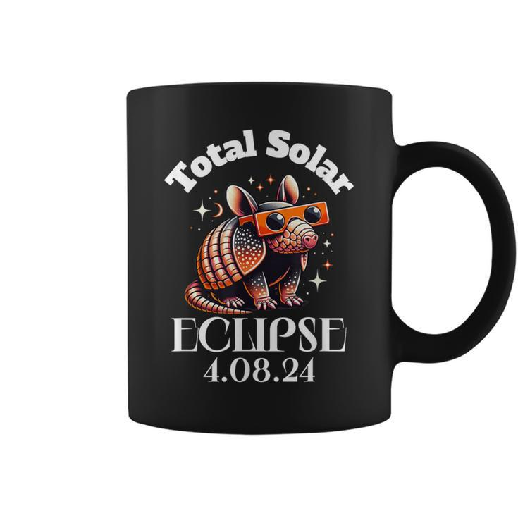 Totality Total Solar Eclipse April 8 2024 Armadillo Coffee Mug