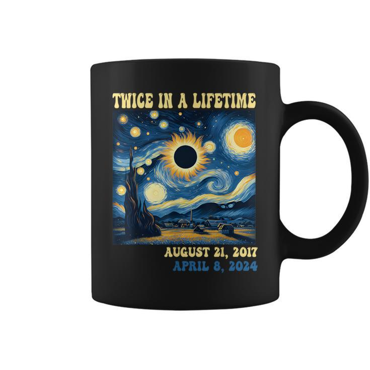 Totality Total Solar Eclipse Twice In A Lifetime Van Gogh Coffee Mug
