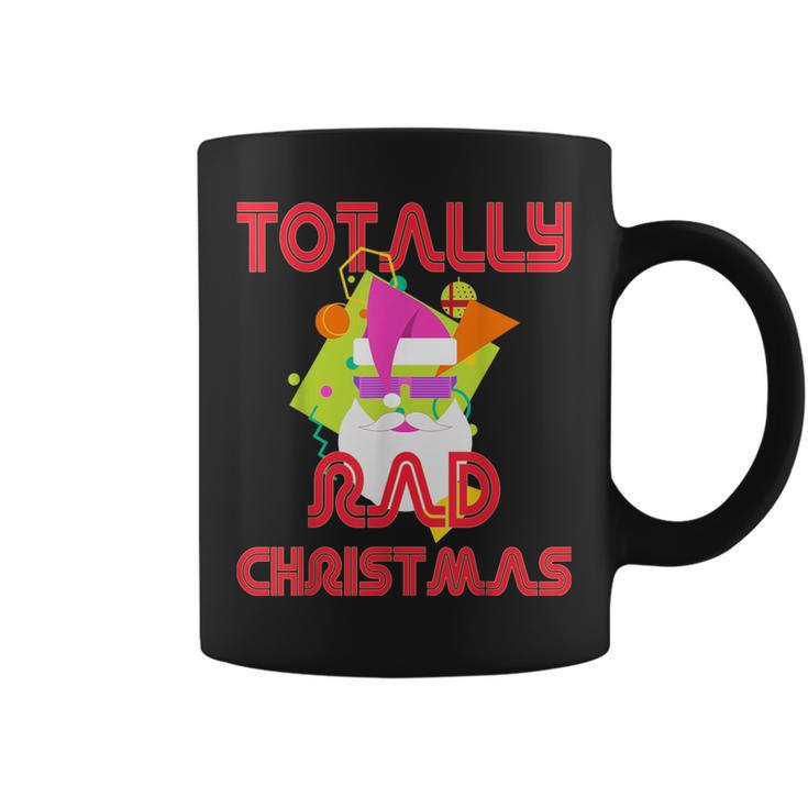 Totally Rad 80S Christmas Vintage Santa 80S Costume Coffee Mug