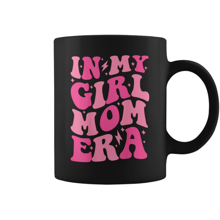 Trendy Mom Of Girl Retro Girl Mama Back Coffee Mug