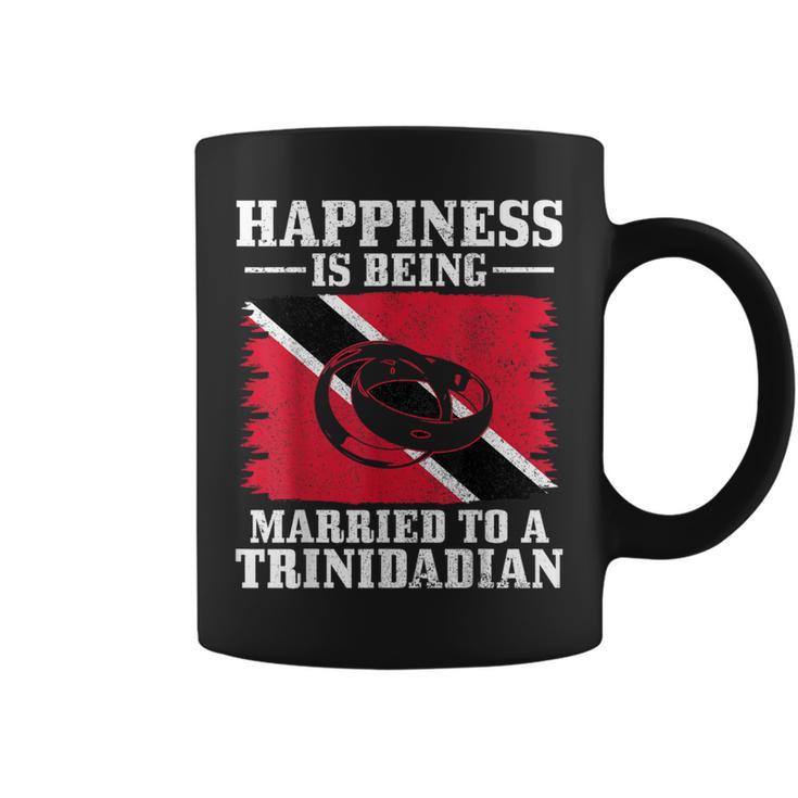 Trinidadian Wife Husband Wedding Trinidad & Tobago Flag Coffee Mug