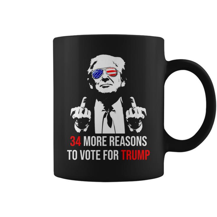 Trump Convicted Felon 34 More Reasons To Vote For Trump Coffee Mug