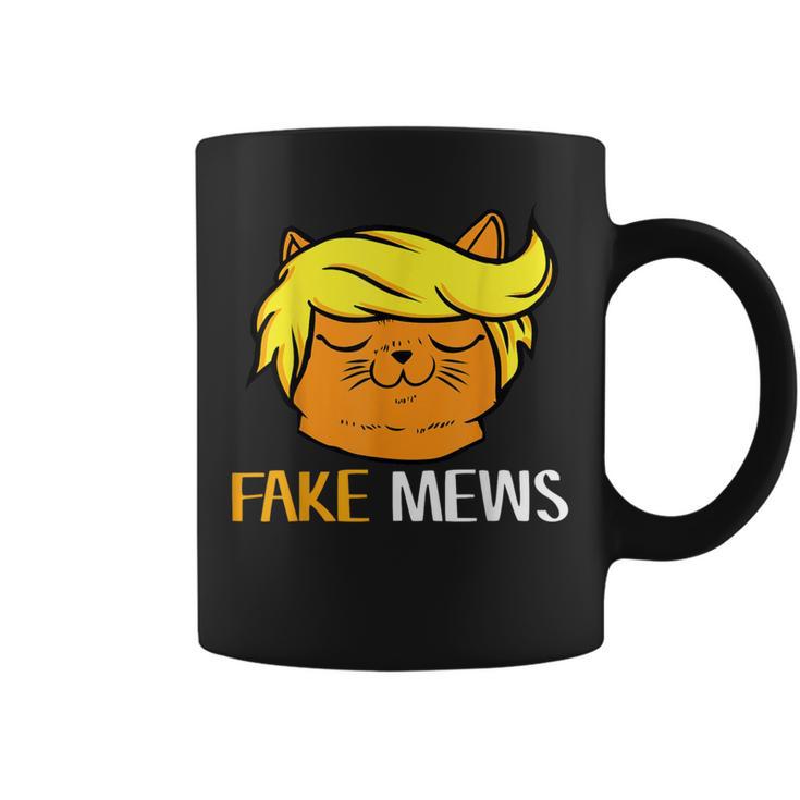 Trump Hair Cat 45 2020 Fake News Cool Pro Republicans Coffee Mug