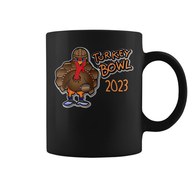 Turkey Bowl 2023 Thanksgiving Day Football Game Coffee Mug