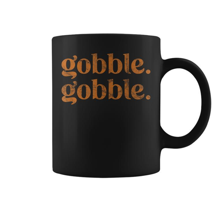 Turkey Trot Thanksgiving Day Gobble Gobble Coffee Mug