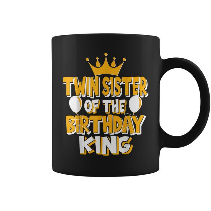 Twin Sister Of The Birthday King Family Matching Coffee Mug