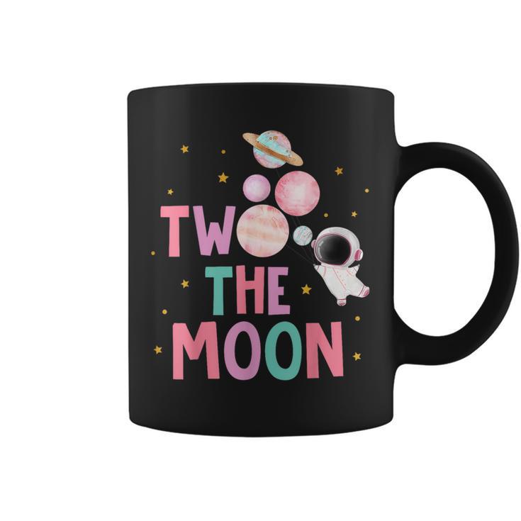 Two The Moon Birthday Outfit Girl 2 Year Old 2Nd Bday Coffee Mug