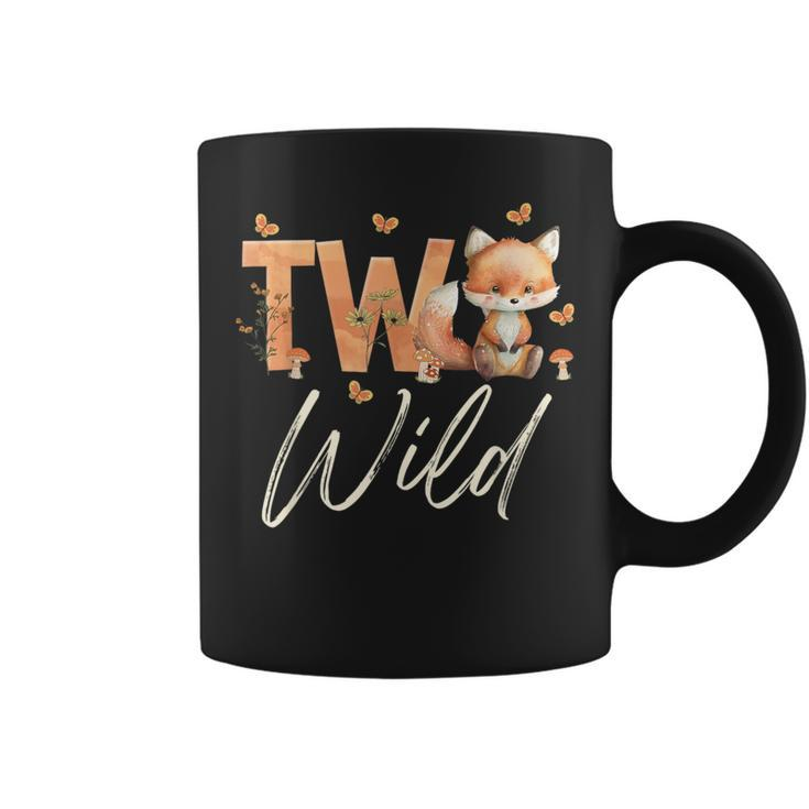 Two Wild Fox Woodland Animal 2Nd Birthday 2 Year Old Coffee Mug