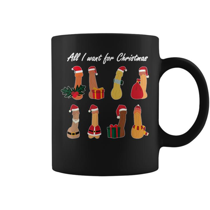 Ugly Christmas Dirty Christmas X-Mas Pride All I Want Coffee Mug