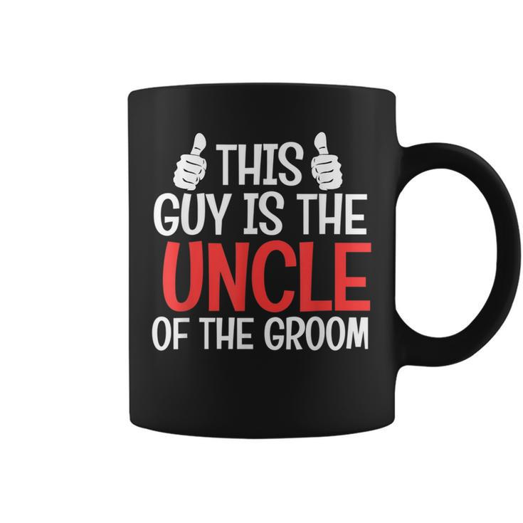 Uncle Of The Groom Wedding Mens Bachelor Best Man Coffee Mug