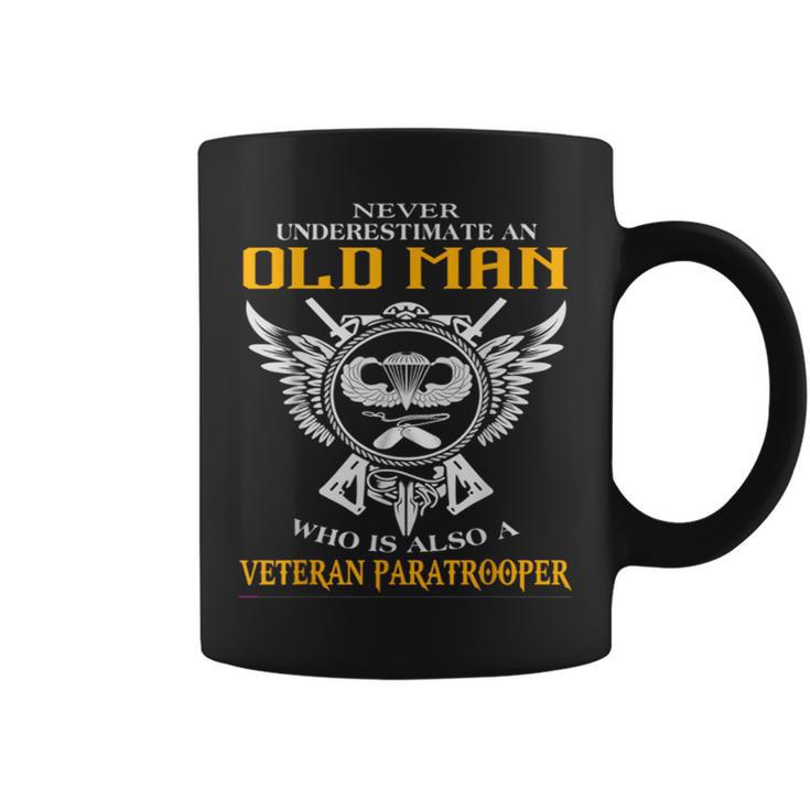 Never Underestimate An Old Man Veteran  Coffee Mug