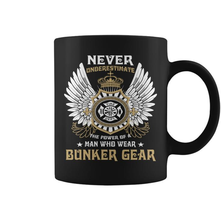 Never Underestimate The Power Of A Man Who WearCoffee Mug