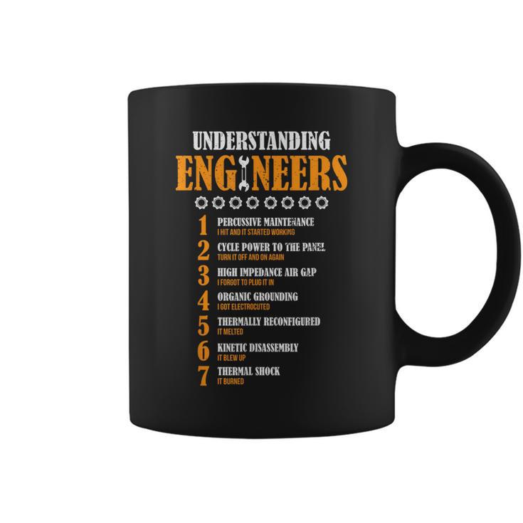 Understanding Engineers Lists Distressed Engineer Coffee Mug