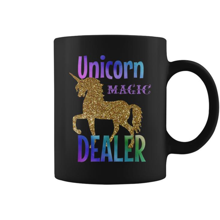 Unicorn Magic Faux Gold Glitter Coffee Mug