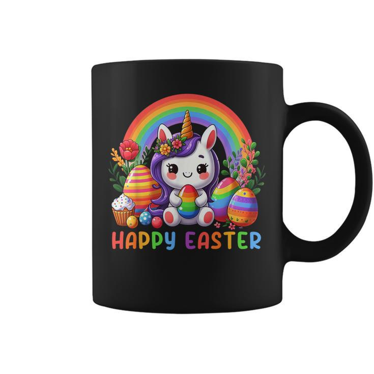 Unicorn Rainbow Happy Easter Easter Day Coffee Mug