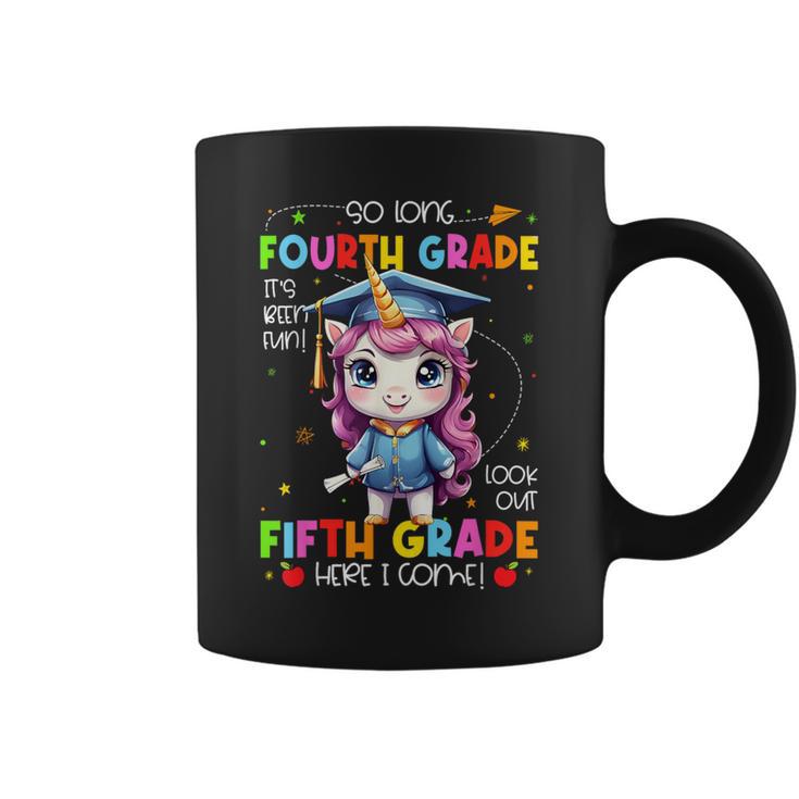 Unicorn So Long 4Th Grade Graduation Last Day Of School Coffee Mug